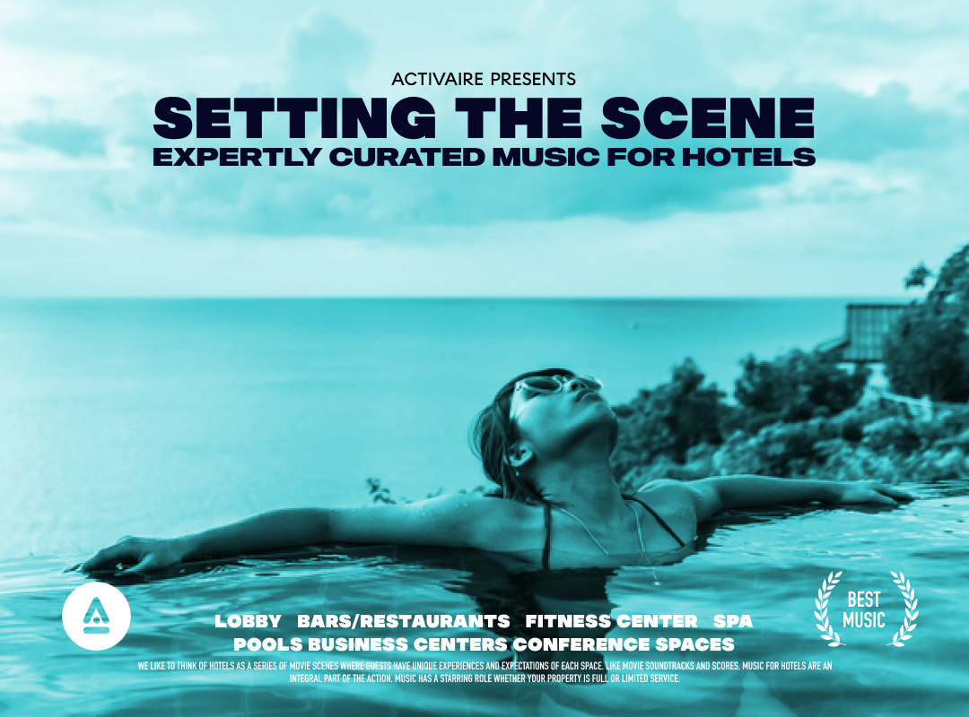 Setting the scene with expertly curated music for hotels.