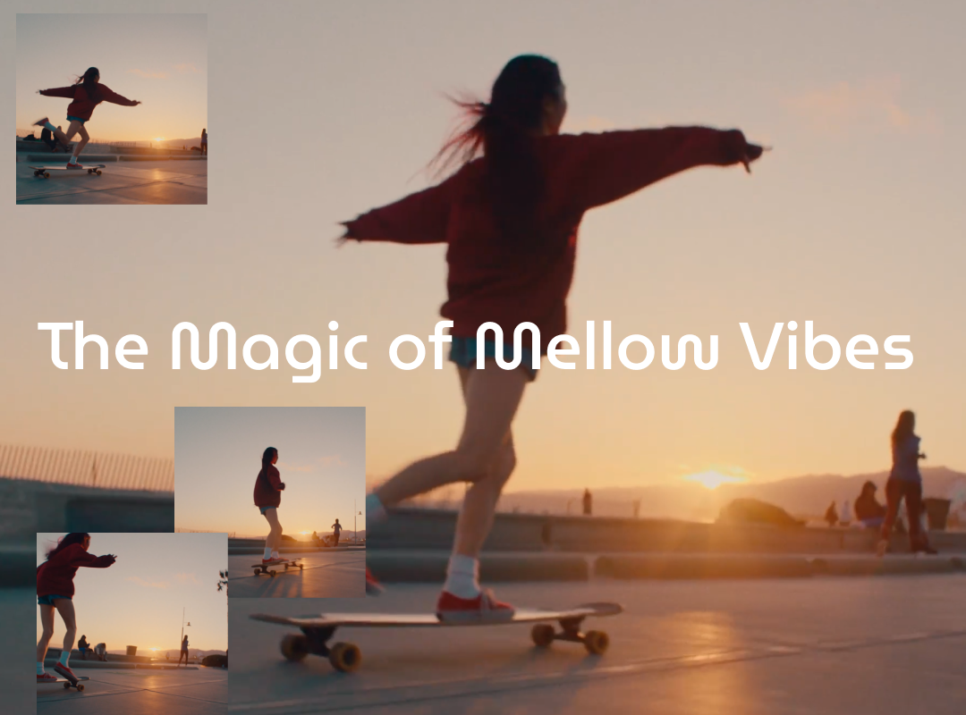 Mood Board: The Magic of Mellow Vibes. Slower-paced background music sets the scene