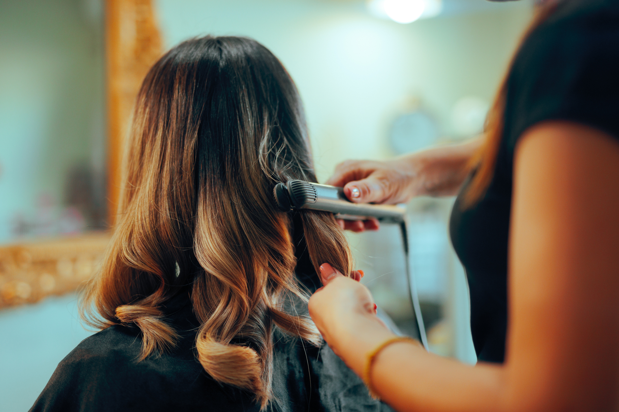 Modern salon interior