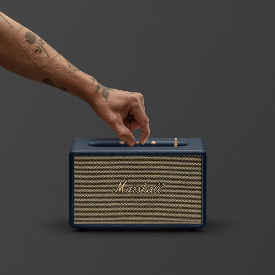 Marshall Acton III speaker in blue