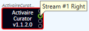 Stream #1 Right Audio Pin (Stereo channel).