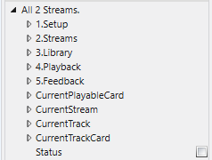 Scheduling main category, second column of secondary categories.