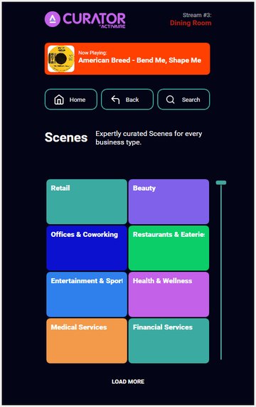 Scenes main categories, Retail, Beauty, Offices, Restaurants, etc.