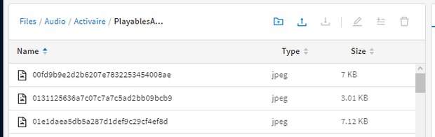 PlayablesArtworks folder filling with downloaded artwork files.